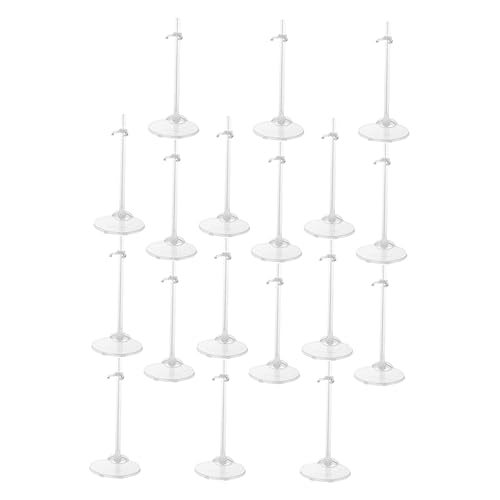 UPKOCH 18 Stück Teiliges Doll Display Stands Transparente Puppenständer aus Sicherem Material Stabiler Halt für Figuren für Spiel und Ausstellung von UPKOCH