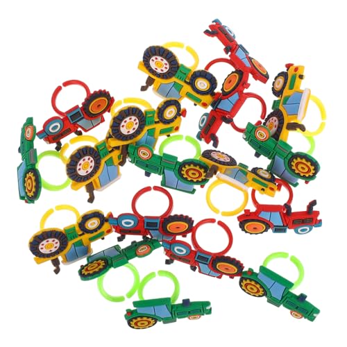 UPKOCH 18 Stück Teiliges Kunststoff Bauernhof Fahrzeug Ring für Bunte Traktoren und Baumaschinen Sicher und Langlebig als Partygeschenke und Preise für Erntedankfeste und UPKOCH 18 Stück Teiliges Kunststoff Bauernhof Fahrzeug Ring für Bunte Traktoren und Baumaschinen Sicher und Langlebig als Partygeschenke und Preise für Erntedankfeste und von UPKOCH