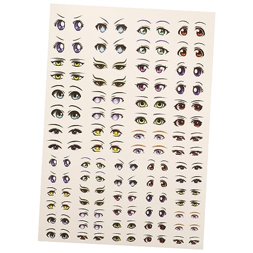 UPKOCH 1Blatt Cartoon Augen Aufkleber Selbstklebende DIY Augen Sticker Für Puppen Animation Bastelprojekte Augen Abziehbilder Für Tonfiguren Und Kreativarbeiten UPKOCH 1Blatt Cartoon Augen Aufkleber Selbstklebende DIY Augen Sticker Für Puppen Animation Bastelprojekte Augen Abziehbilder Für Tonfiguren Und Kreativarbeiten von UPKOCH