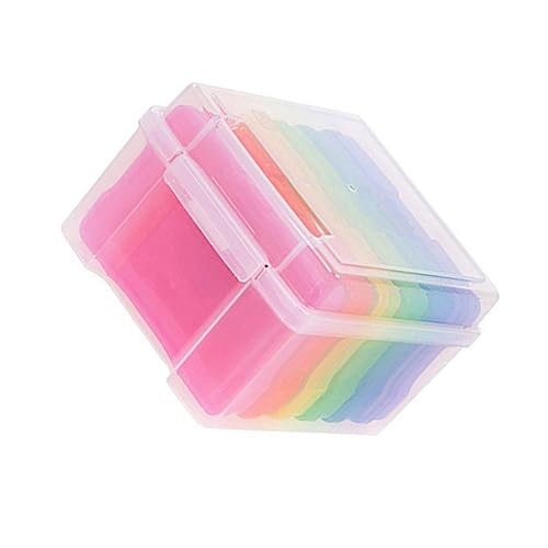UPKOCH 1Satz Teiliges Grußkarten Organizer Box Kunststoff mit Abnehmbaren Trennwänden für Scrapbooking Stapelbar Transparent zur Aufbewahrung von Karten von UPKOCH