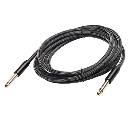 UPKOCH 1Stück Basskabel Geräuschgeschütztes Audiokabel für Gitarren und Instrumente Langlebig und Schwarz für Signale von UPKOCH