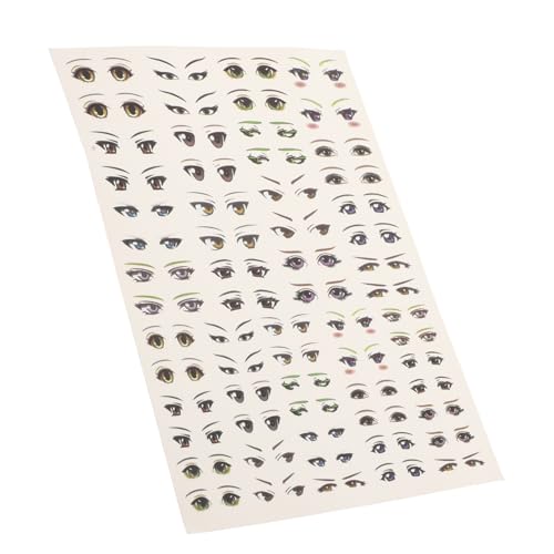UPKOCH 1blatt Selbstklebende Cartoon-Augen-Sticker Für -projekte Bunte Augenaufkleber Für Bastelarbeiten Scrapbooking Und Dekoration Von Tonfiguren UPKOCH 1blatt Selbstklebende Cartoon-Augen-Sticker Für -projekte Bunte Augenaufkleber Für Bastelarbeiten Scrapbooking Und Dekoration Von Tonfiguren von UPKOCH
