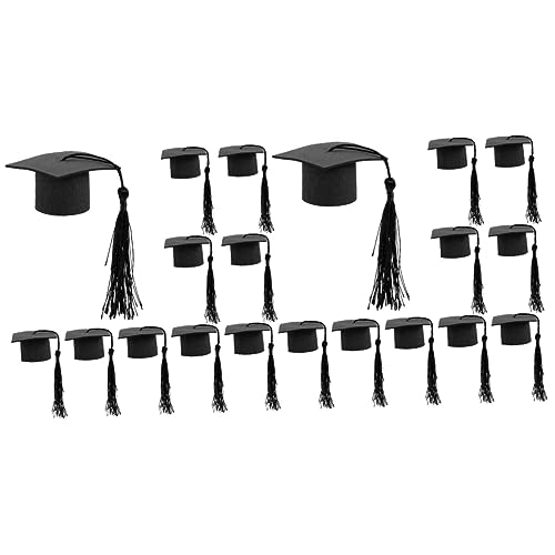 UPKOCH 2 Sätze Arzt Hut Dekoration Kuchendeckel Abschlussfeier Teller Promoviert Sterne Cupcake Topper Massenabschluss Abschlusskappe Schule Grad Abschluss Tasche Vlies Black 10 Stück * 2 UPKOCH 2 Sätze Arzt Hut Dekoration Kuchendeckel Abschlussfeier Teller Promoviert Sterne Cupcake Topper Massenabschluss Abschlusskappe Schule Grad Abschluss Tasche Vlies Black 10 Stück * 2 von UPKOCH