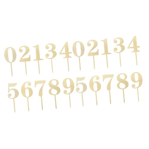 UPKOCH 2 Sätze Digitale Torteneinlage Zahlen-kuchenaufsatz Jubiläum Fee Cupcake Topper Geburtstag Torten Deko Cake Pop Deko Zahlen Für Den Kuchenaufsatz Kuchendeckel Acryl 20 Stücke * 2 UPKOCH 2 Sätze Digitale Torteneinlage Zahlen-kuchenaufsatz Jubiläum Fee Cupcake Topper Geburtstag Torten Deko Cake Pop Deko Zahlen Für Den Kuchenaufsatz Kuchendeckel Acryl 20 Stücke * 2 von UPKOCH