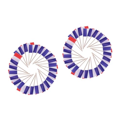 UPKOCH 2 Sätze Frankreich Flaggen Zahnstocher Mini Partydeko Cake Picks Für Fingerfood Snacks Cupcake Topper Frankreich Nationalflagge Cocktailspieße 200 Stück * 2 UPKOCH 2 Sätze Frankreich Flaggen Zahnstocher Mini Partydeko Cake Picks Für Fingerfood Snacks Cupcake Topper Frankreich Nationalflagge Cocktailspieße 200 Stück * 2 von UPKOCH