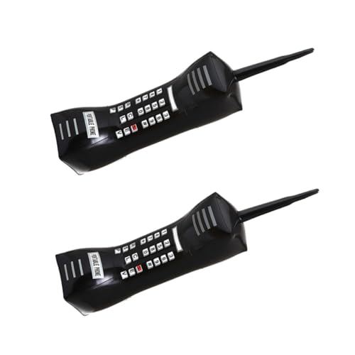 UPKOCH Aufblasbares Retro Handyspielzeug 80 Stück Jahre 2 Stück Tragbare Kinder Handy Requisite für Partydekoration Partyzubehör von UPKOCH