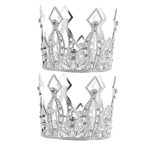 UPKOCH 2 Stück Dekorative Mini Kronen Tortendeko Silber Cake Topper Krone für Hochzeit Taufe Kindergeburtstag Essbarer Kuchenaufsatz Festliche Tischdekoration UPKOCH 2 Stück Dekorative Mini Kronen Tortendeko Silber Cake Topper Krone für Hochzeit Taufe Kindergeburtstag Essbarer Kuchenaufsatz Festliche Tischdekoration von UPKOCH