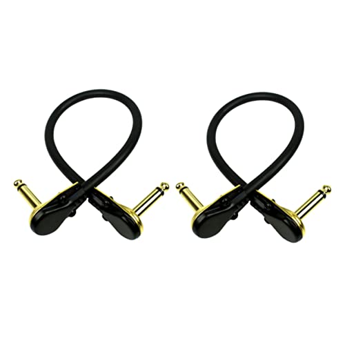 UPKOCH 2 Stück Effektkabel Gitarren Instrumentenkabel Für Bassverstärker Audiokabel Verstärkerkabel Verstärkerkabel Rauschunterdrückungskabel Keyboardkabel Basskabel Goldenes von UPKOCH