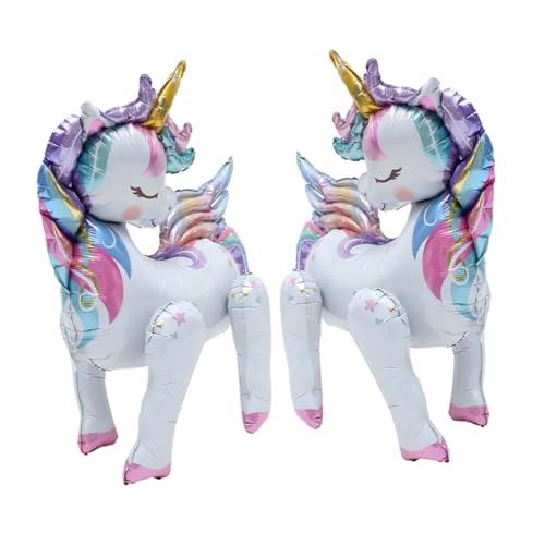 UPKOCH 2 Stück Einhorn-ballon Bausatz Party Pastell Luftballons Einhorndekorationen Kreativer Einhornballon Einhorn Folienballons Bezaubernder Folienballon Ballondekoration Aluminiumfolie UPKOCH 2 Stück Einhorn-ballon Bausatz Party Pastell Luftballons Einhorndekorationen Kreativer Einhornballon Einhorn Folienballons Bezaubernder Folienballon Ballondekoration Aluminiumfolie von UPKOCH