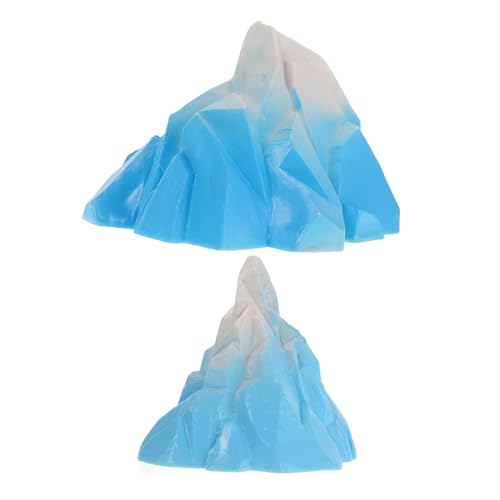 UPKOCH 2 Stück Eisberg-Modell, Realistisches Arktisches Miniaturmodell, Weihnachtsdekoration, Kuchendekoration, Kunsthandwerk, Heimdekoration, Kuchen- Und Cupcake-Topper UPKOCH 2 Stück Eisberg-Modell, Realistisches Arktisches Miniaturmodell, Weihnachtsdekoration, Kuchendekoration, Kunsthandwerk, Heimdekoration, Kuchen- Und Cupcake-Topper von UPKOCH