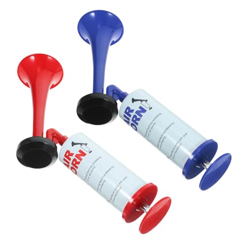UPKOCH 2 Stück Fußball-Events Air Horn Sport Luft Jubel Requisiten Horn Ereignisse Pfeifen mit Lanyard Jubelhorn prop Air Horn Handheld tragbar Stadionhorn-Geräuschmacher Party-Horn Abs von UPKOCH