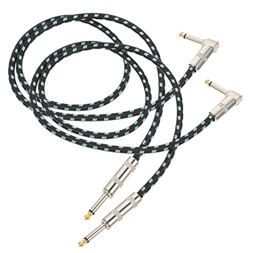 UPKOCH 2 Stück Gitarrenkabel Audio Kabel für Gitarre und Bass Langlebig Geflochten Geeignet für Professionelle Audiogeräte Blau von UPKOCH