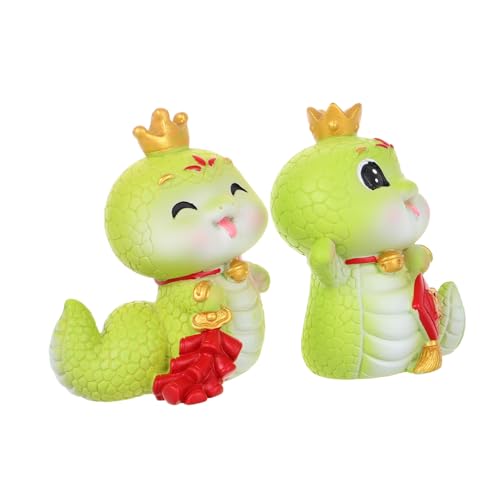 UPKOCH 2stücke Schüttelnde Kopf Schlange Figurine Chinesisches Zodiac Tier Statue Aus Resin Miniatur Schlangen Ornament Für Heimdekoration Geschenkidee Für Geburtstagsfeiern Und UPKOCH 2stücke Schüttelnde Kopf Schlange Figurine Chinesisches Zodiac Tier Statue Aus Resin Miniatur Schlangen Ornament Für Heimdekoration Geschenkidee Für Geburtstagsfeiern Und von UPKOCH