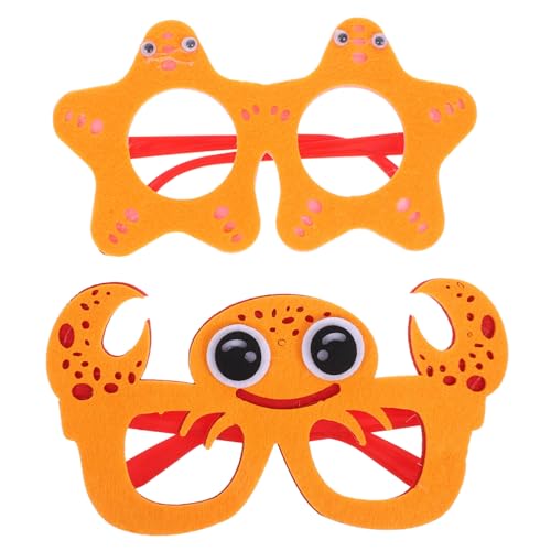 UPKOCH 2 Stück Meereslebewesen-brille Dekoration Luau-party-sonnenbrille Foto Küsten Partybevorzugung Für Meerjungfrauen Strand Led Dekorative Partygläser Vliesstoff UPKOCH 2 Stück Meereslebewesen-brille Dekoration Luau-party-sonnenbrille Foto Küsten Partybevorzugung Für Meerjungfrauen Strand Led Dekorative Partygläser Vliesstoff von UPKOCH