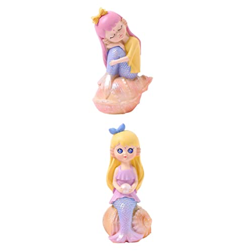 UPKOCH 2 Stück Meerjungfrau-Ornamente Kuchendeckel Meerjungfrau Hochzeitsdekor meerjungfrau geburtstagsdekoration Gebäck-Harz-Basteldekor kreative kuchenverzierung Kuchendekor aus Harz UPKOCH 2 Stück Meerjungfrau-Ornamente Kuchendeckel Meerjungfrau Hochzeitsdekor meerjungfrau geburtstagsdekoration Gebäck-Harz-Basteldekor kreative kuchenverzierung Kuchendekor aus Harz von UPKOCH