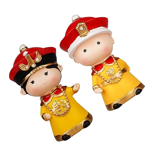 UPKOCH Set Mit 2 Kuchenspießen Mit Dem „Ancient Emperor & Empress“ Retro-Stil Auto- Und Heimdekoration Perfekt Für Partys Und Feiern UPKOCH Set Mit 2 Kuchenspießen Mit Dem „Ancient Emperor & Empress“ Retro-Stil Auto- Und Heimdekoration Perfekt Für Partys Und Feiern von UPKOCH