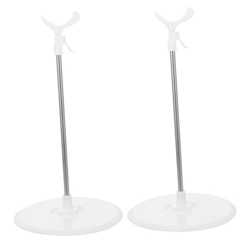 UPKOCH 2 Stück Puppenständer Stand Anzeige Puppen Figur höhenverstellbarer Puppenhalter Marionettenunterstützung Stofftier-Ausstellungsständer Stofftierständer Legierung von UPKOCH