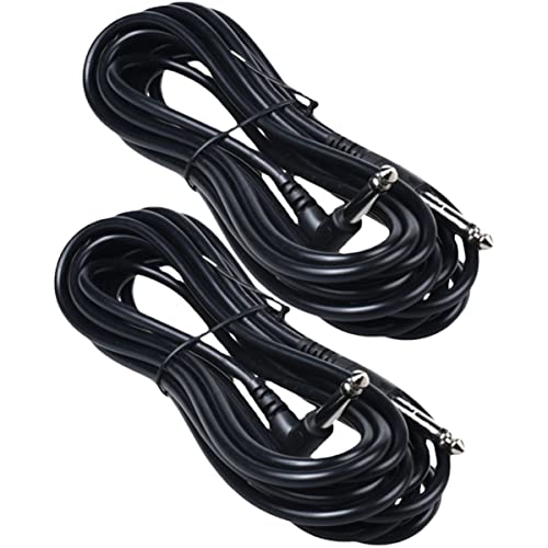 UPKOCH 2 Stück Stereo Gitarrenkabel Professionelles Audio Kabel für Gitarre mit Hochwertiger Abschirmung für Musikinstrumente und Lautsprecher von UPKOCH