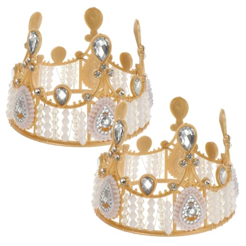 UPKOCH 2 Stück Teiliges Acryl Cupcake Topper Kleine Goldene Kronen mit Funkelnden Strasssteinen Hochzeitstorte Dekoration Tortendeko Partyzubehör für Romantische UPKOCH 2 Stück Teiliges Acryl Cupcake Topper Kleine Goldene Kronen mit Funkelnden Strasssteinen Hochzeitstorte Dekoration Tortendeko Partyzubehör für Romantische von UPKOCH