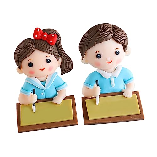 UPKOCH 2 Stück Teiliges Cupcake Topper Schulabschluss und Schulanfang Kleine Kuchen Deko mit Vielseitiger Nutzung für Partys Fotorequisiten Kinderzimmer und Feierlichkeiten von UPKOCH