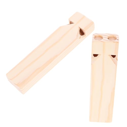 UPKOCH 2 Stück Teiliges DIY Holzpfeifen für Unlackiertes Musikinstrument Einfache Handhabung für Kreative Spielmomente und Partygeschenke UPKOCH 2 Stück Teiliges DIY Holzpfeifen für Unlackiertes Musikinstrument Einfache Handhabung für Kreative Spielmomente und Partygeschenke von UPKOCH