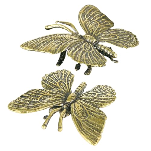 UPKOCH 2 Stück goldene Schmetterlingsskulptur Desktop-Schmetterlingsdekoration messingfiguren Mini Messingdekor Antike Schmetterlingsfiguren Schmetterlingsstatue Kupfer UPKOCH 2 Stück goldene Schmetterlingsskulptur Desktop-Schmetterlingsdekoration messingfiguren Mini Messingdekor Antike Schmetterlingsfiguren Schmetterlingsstatue Kupfer von UPKOCH