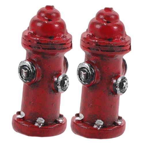 UPKOCH 2 Stücke Mini Harz Hydranten Statue Für Landschaft Kuchen Topper Wohnkultur Feuerwehrmann Thema Spielzeug UPKOCH 2 Stücke Mini Harz Hydranten Statue Für Landschaft Kuchen Topper Wohnkultur Feuerwehrmann Thema Spielzeug von UPKOCH