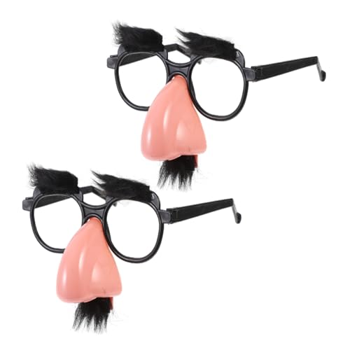 UPKOCH 2 Stücke Verrückte Mit Augen Halloween Party Zubehör Für Erwachsene Einzigartige Clown Brille Für Festivals von UPKOCH