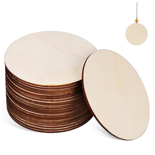 UPKOCH 20 Stück Holzspäne selber machen runden rundes Scheibenornament Platten Kreise loggen Ornamente aus Holzscheiben Holzkreise Tafelaufsätze aus Holz für Tische Pappel UPKOCH 20 Stück Holzspäne selber machen runden rundes Scheibenornament Platten Kreise loggen Ornamente aus Holzscheiben Holzkreise Tafelaufsätze aus Holz für Tische Pappel von UPKOCH
