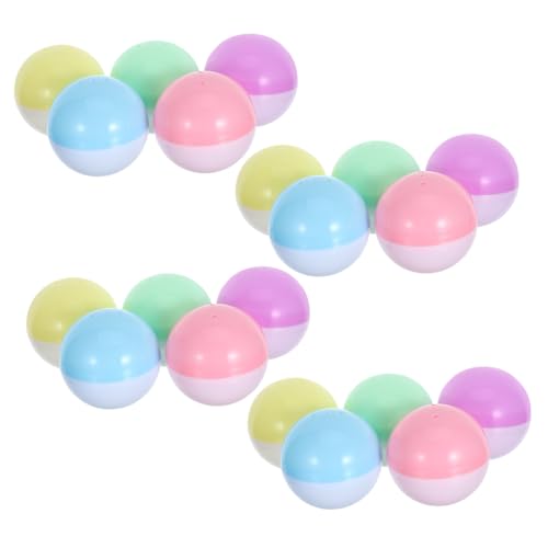 UPKOCH 20 Stück Leere Kapseln Für Verkaufsautomaten Leere Runde Plastikkugeln In Macaron Farbe Für Heimwerker Bastelpartys Und Verkaufsautomaten UPKOCH 20 Stück Leere Kapseln Für Verkaufsautomaten Leere Runde Plastikkugeln In Macaron Farbe Für Heimwerker Bastelpartys Und Verkaufsautomaten von UPKOCH