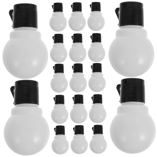 UPKOCH 20 Stück Lichterketten Weihnachtsdekoration Leere Glühbirne Anhänger Leere Glühbirne Dekoration Leere Glühbirne Leere Lampe Kleine Lampe Deko Lampe Weißes von UPKOCH