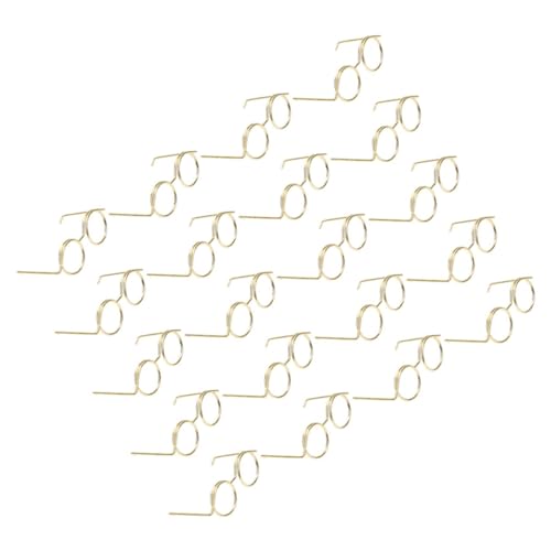 UPKOCH 20 Stück Metallbrillen Lametta Mini Rahmen Brillen Bezaubernde Mini Brillen Puppen Anzieh Requisiten Mini Puppenbrillen Zum Basteln DIY Puppenbrille Miniatur Puppenbrille UPKOCH 20 Stück Metallbrillen Lametta Mini Rahmen Brillen Bezaubernde Mini Brillen Puppen Anzieh Requisiten Mini Puppenbrillen Zum Basteln DIY Puppenbrille Miniatur Puppenbrille von UPKOCH