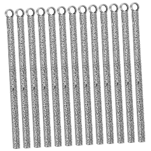 UPKOCH 20 Stück Vintage Hammerschlag Bar Pendants für Diy Schmuckherstellung Leichte und Robuste Bar Anhänger für Windspiele Ohrringe und Zubehör von UPKOCH