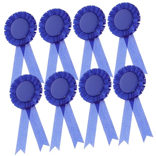 UPKOCH 20 Stück leeres Abzeichen Bänder leeres Auszeichnungsband bunt vergeben Auszeichnungen deko leeres diy-abzeichen mit pin leere Brosche leerer Stift Innenschale aus Weißblech Blau von UPKOCH