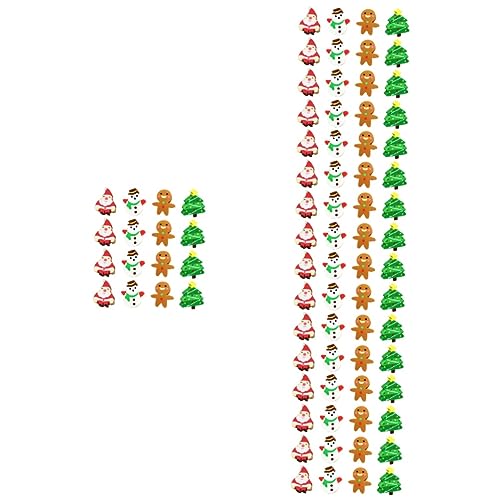 UPKOCH 200 Stück Mini Radiergummis Tragbare Schulradiergummis Weihnachtsbaum Design Bunte Multifunktionale Radiergummis für Zeichnen und Schreiben Leicht und Praktisch für Schüler von UPKOCH
