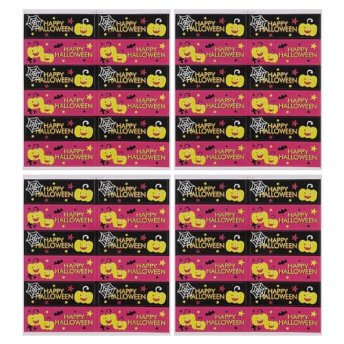 UPKOCH 20blätter Halloween Aufkleber wasserdichte Karton Kürbis Dekoration Für Partys Selbstklebende Sticker Für Wände Und Verpackungen von UPKOCH