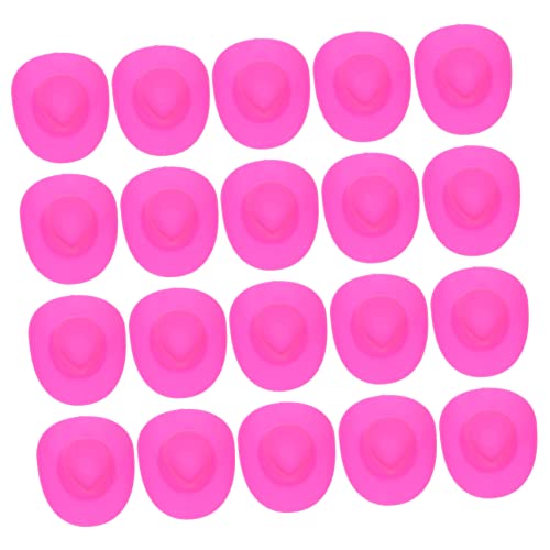 UPKOCH 20er Set Mini Puppenhüte Plastikspielzeug Miniaturhüte Miniaturhut Für Puppen von UPKOCH