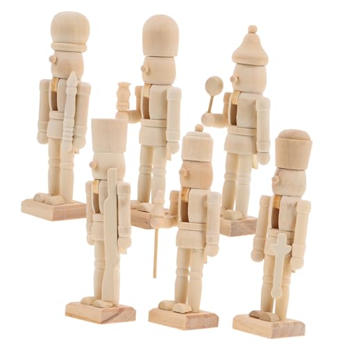 UPKOCH 24 Stck. Teiliges DIY Holz Unbemalt Robuste Holzfigur zum Bemalen Weihnachtsdekoration Bastelspielzeug Kreative Weihnachtsfiguren Geschenkidee UPKOCH 24 Stck. Teiliges DIY Holz Unbemalt Robuste Holzfigur zum Bemalen Weihnachtsdekoration Bastelspielzeug Kreative Weihnachtsfiguren Geschenkidee von UPKOCH
