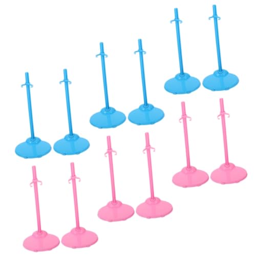 UPKOCH 24 Stück Puppe Stehender Clip Zubehör Unser Puppenhalter Für Ausstellungspuppen Süße Puppen Puppenständer Steht Stützständer Für Puppen Träger Stand Figur Realistisch Plastik von UPKOCH