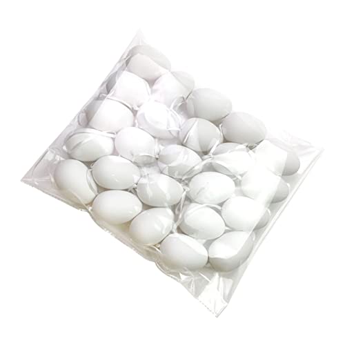 UPKOCH 24St Graffiti DIY Eier Brei Eier Füllei Eier für Hühner gefüllte Eier handbemalte eier easter egg decoration easter toys falsches ostern gefälschte Graffiti-Eier Schaum Weiß von UPKOCH