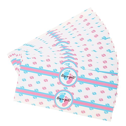 UPKOCH 24stücke Gender Reveal Wasserflaschen Aufkleber Dekoration Für Babyparty Selbstklebende Sticker Für Jungen Oder Mädchen Party- Und Überraschungen Für Gäste von UPKOCH