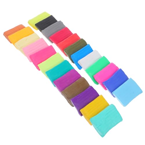 UPKOCH 24stücke Teiliges Modelliermasse Bunte Knetmasse Für Kreative Bastelprojekte Für Mädchen Und Anfänger Und Leicht Formbares Material Perfektes Für Geburtstage Und Feiertage von UPKOCH