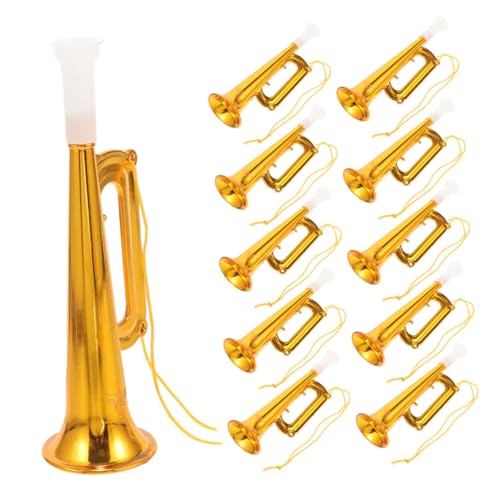 UPKOCH 25 Stück Kleine Trompeten Tragbare Noisemaker Hörner für Sportveranstaltungen Konzerte Partys Laute Cheer Horns für Stimmung und Zusammenhalt von UPKOCH