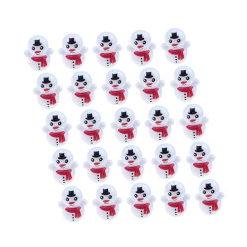 UPKOCH 25 Stück Teiliges Schneemann Wackelfigur Kreative Spielzeuge Stabile Mini Tumbler Pädagogisch Fördert Kreativität und Feinmotorik Sicheres Glattes Material von UPKOCH