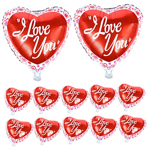 UPKOCH 25Stücke Rote Herzballons aus Aluminiumfolie für Hochzeiten Valentinstag und Partys Deko für Unvergessliche Erinnerungen und Fröhliche Innen UPKOCH 25Stücke Rote Herzballons aus Aluminiumfolie für Hochzeiten Valentinstag und Partys Deko für Unvergessliche Erinnerungen und Fröhliche Innen von UPKOCH