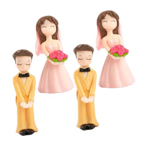 UPKOCH 2Paare Romantische Paarfiguren Landschaftsdeko Für Hochzeiten Verlobungen Und Jubiläen DIY Minifiguren Für Süße Torten Und Tischdekorationen UPKOCH 2Paare Romantische Paarfiguren Landschaftsdeko Für Hochzeiten Verlobungen Und Jubiläen DIY Minifiguren Für Süße Torten Und Tischdekorationen von UPKOCH
