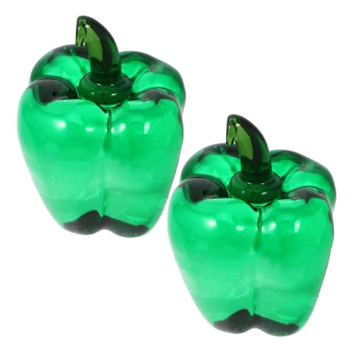 UPKOCH 2St Kristallpfeffer Party Dekoration Gemüse Dekoration Tischdekoration Grüne Paprika Ornament Kristall Dekoration Paprika süß Zuhause Chili Figur Mittelstück Chili- Glas Green UPKOCH 2St Kristallpfeffer Party Dekoration Gemüse Dekoration Tischdekoration Grüne Paprika Ornament Kristall Dekoration Paprika süß Zuhause Chili Figur Mittelstück Chili- Glas Green von UPKOCH
