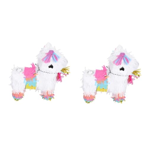 UPKOCH 2st -piñata Ausgestopftes -plüschtier Mini-preise Pinata-spielzeug Lustiges Piñata-spielzeug Weiches Spielzeug Papier Süssigkeit Kind Dekorationen von UPKOCH