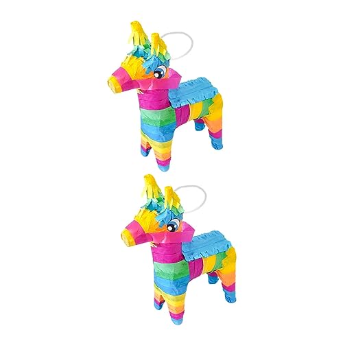 UPKOCH 2St Piñata Kinder Süßigkeiten Dekor für den Tisch Abs Spielzeug mexikanische geschenke Tortillas handgefertigte Pinata aus Papier Schüttgut Maiskuchen Requisiten Dekorationen Baby von UPKOCH