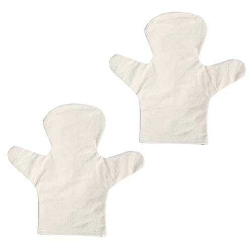 UPKOCH 2Stücke Fingerpuppen Materialpaket für Weiße Stofffingerpuppen DIY Bastelset für Kreative Geschichten und Rollenspiele Sicher und Langlebig Zubehör für Fantasievolles von UPKOCH